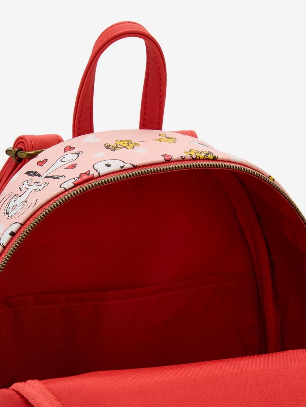 Loungefly Peanuts Snoopy & Woodstock Valentine's Day Mini Backpack - Picture 10 of 10